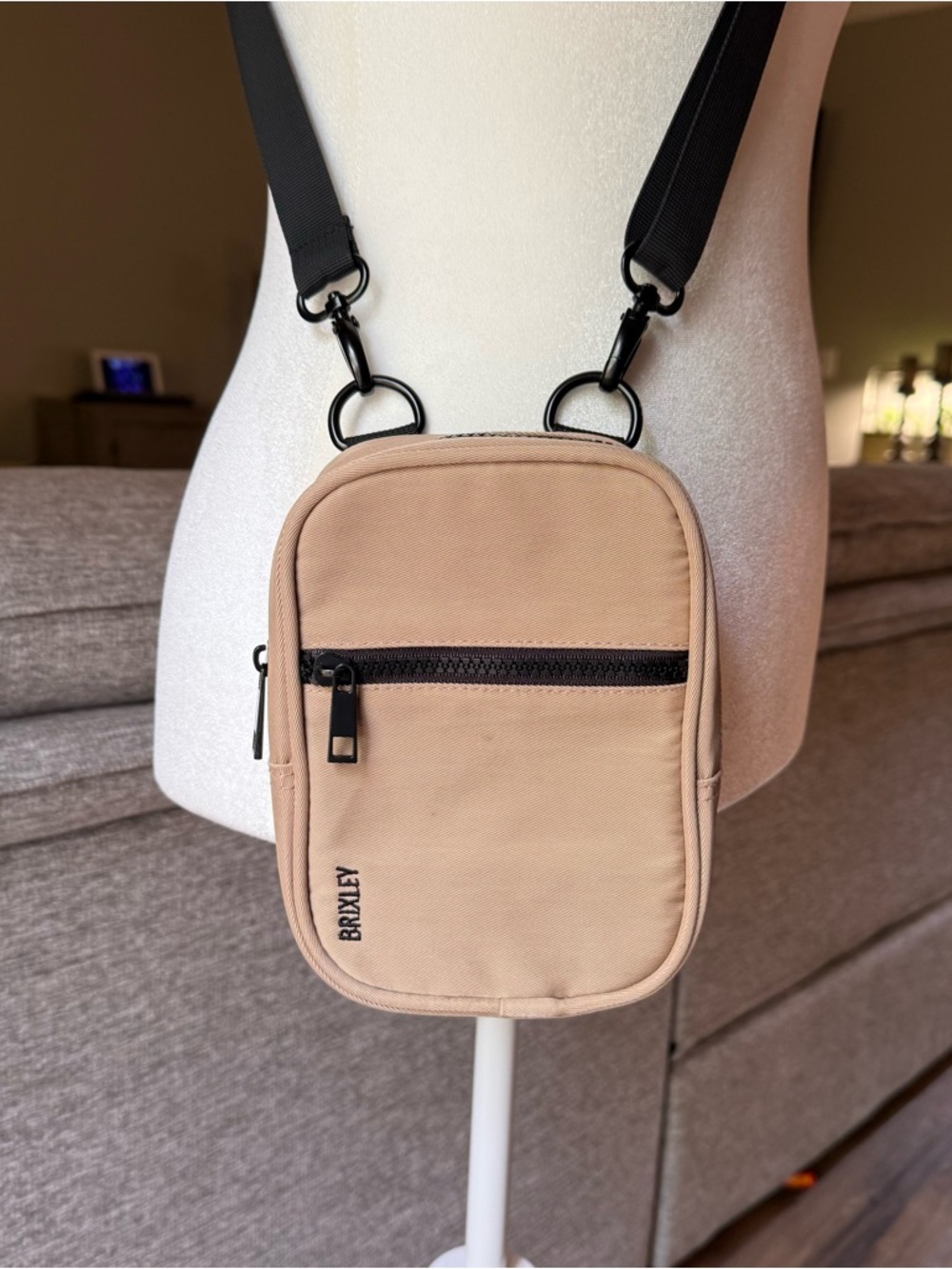 Brixley Tan Crossbody Sling Bag for Women